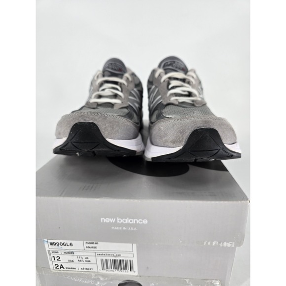 New Balance Men's 990v6 M990GL6 Gray Sz:12 2A - X Narrow- Used REPLACED INSOLES - Picture 9 of 15